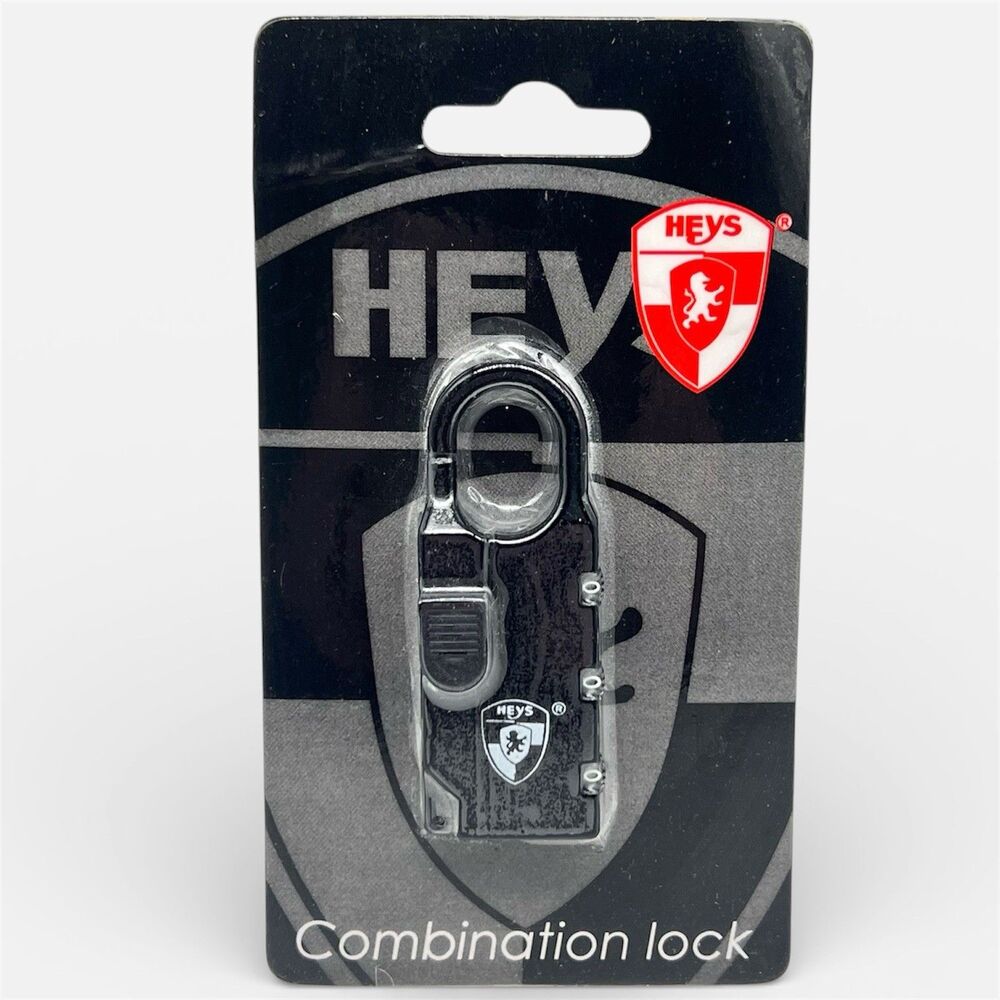 HEYS Combination Lock Carry-On Luggage Suitcase Locker - Set Your Own Combo NEW